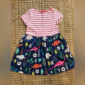 size 2/3 Mini Boden hopscotch dinosaur dress